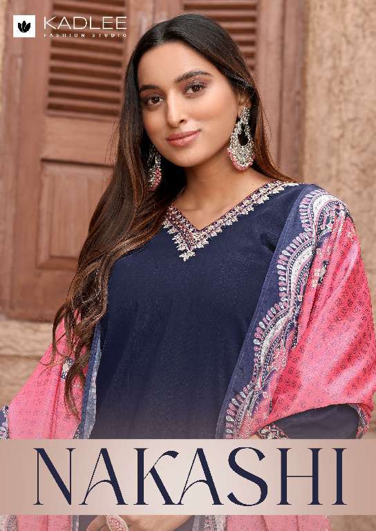 KADLEE PRESENTS NAKASHI WHOLESALE FULLY STITCHED 3PCS DESIGNER KURTIS CATALOG WHOLESALER AND EXPORTER 