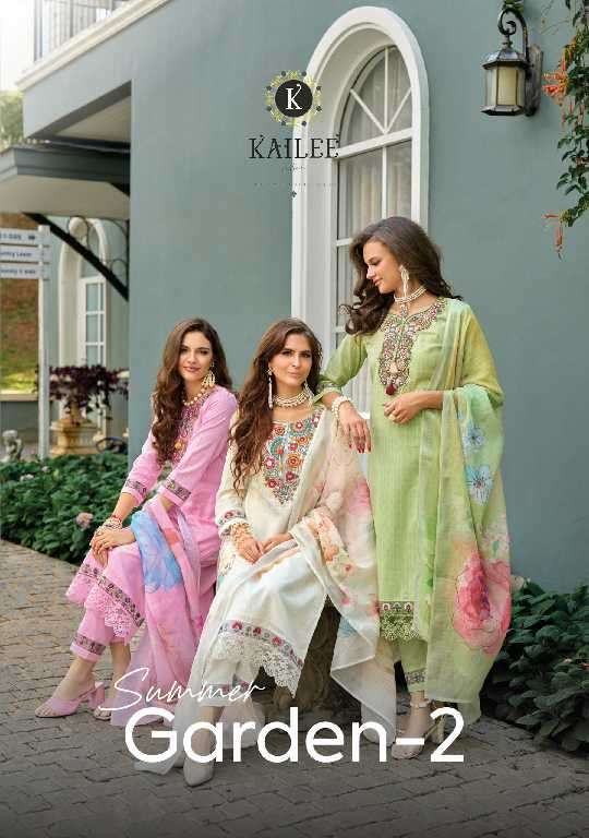 Kailee Presents Summer Garden Vol-2 Wholesale Readymade Pakistani Designer Suits Catalog Wholesaler And Exporter 