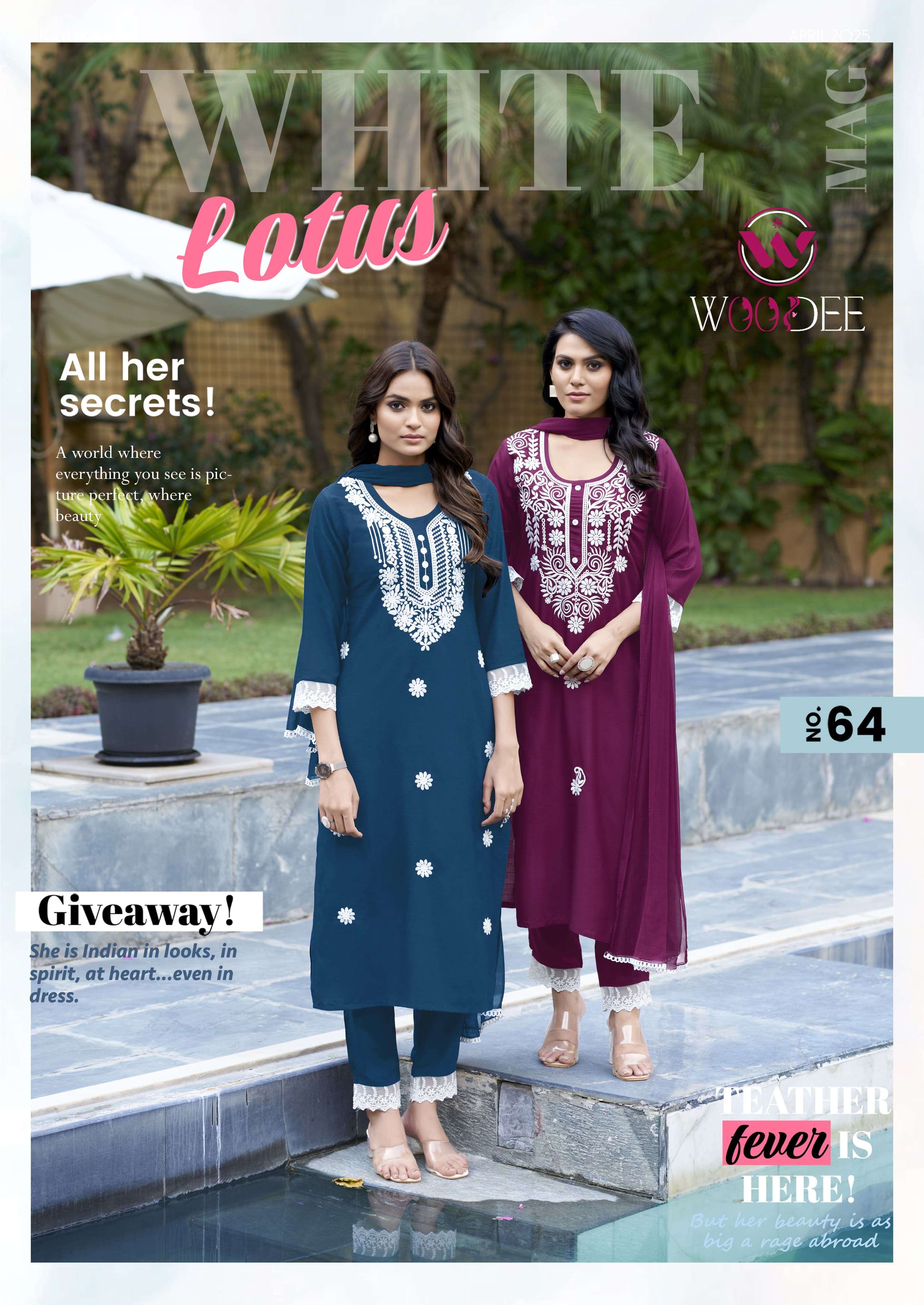 Woodee Presents White Lotus Fancy Rayon Kurtis Catalog Wholesaler And Exporter