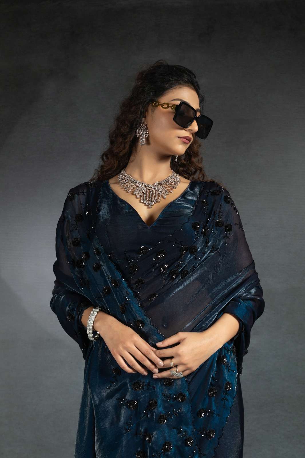 Mehek Saree presents 1099 Colors Partywear Silk Saree Catalog wholesaler