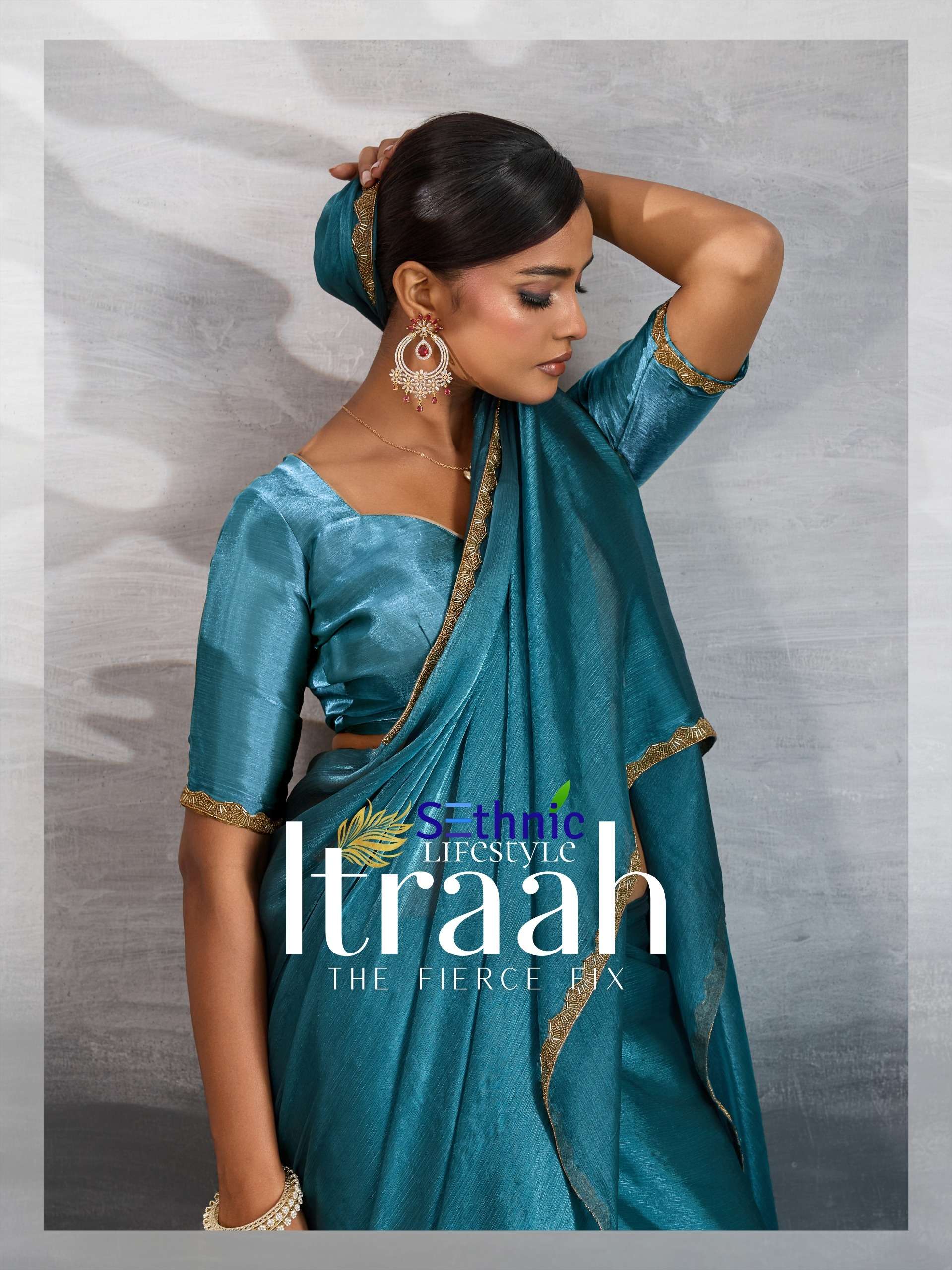 Sethnic Lifestyle Presents Itraah Silk Attractive Look Saree Catalog Wholesaler And Exporter In Surat