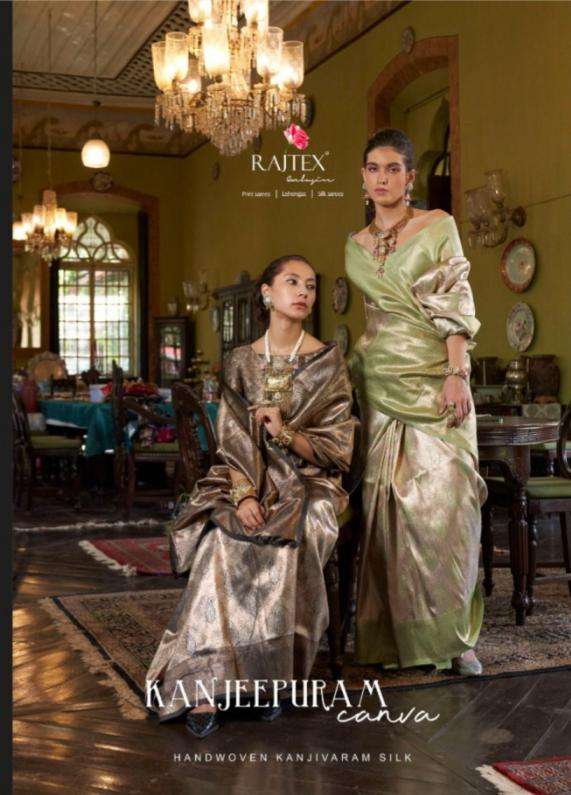 rajtex presents kanjeepuram canva handwoven kanjivaram silk sarees catalog