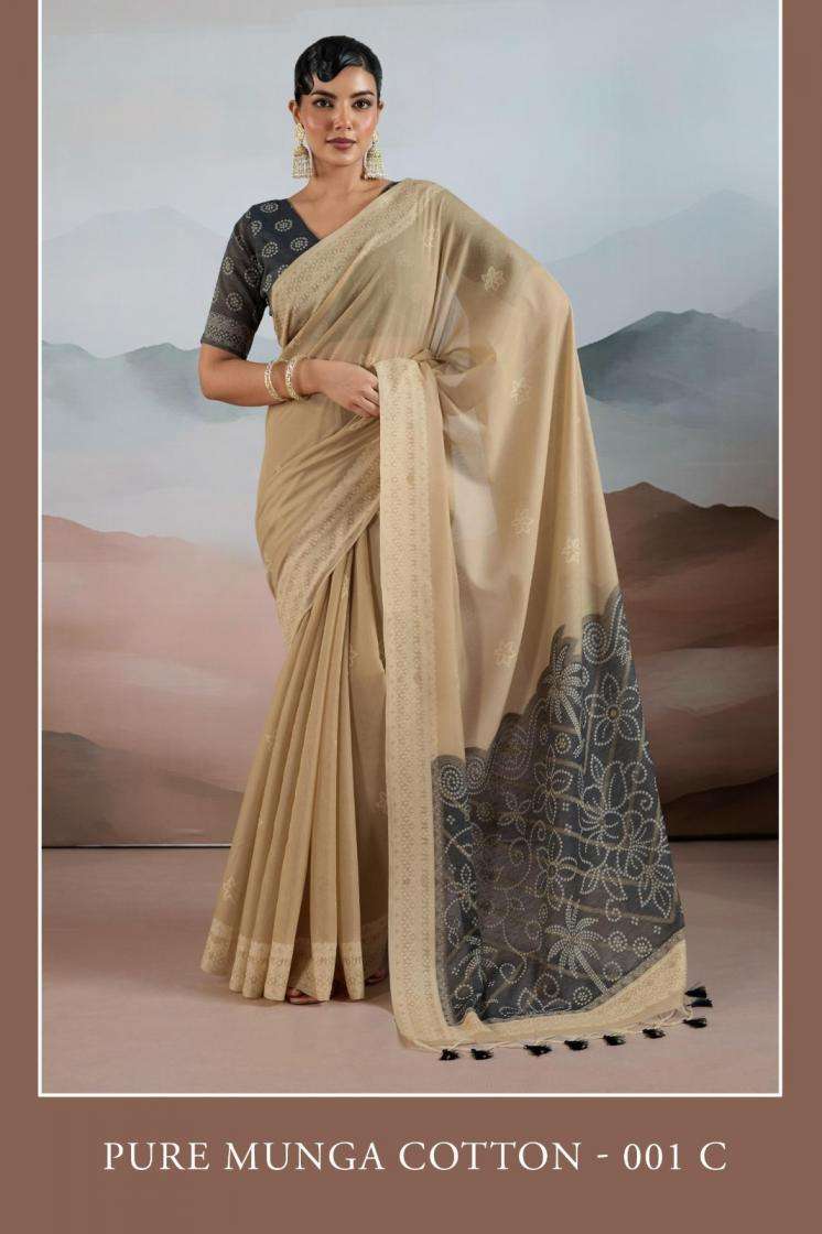 rajtex presents pure munga cotton viscose cotton handloom weaving saree wholesaler
