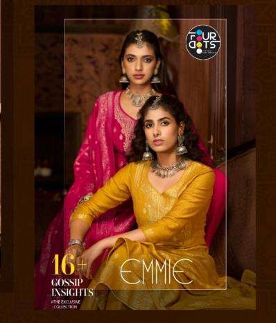 fourdots presents emmie viscose pashmina jacquard winter suit catalog