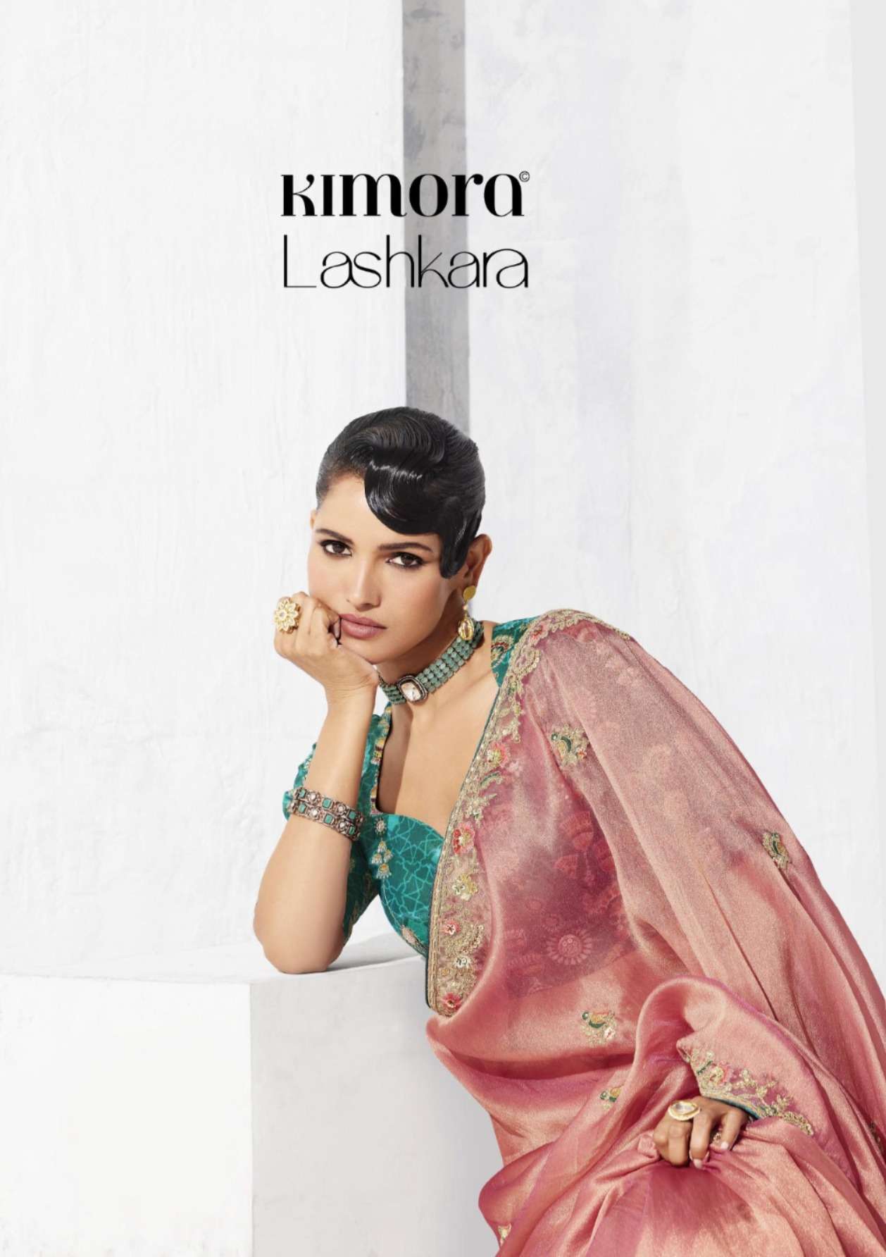 kimora presents lashkara glass tissue organza traditional sarees perfect for festivals