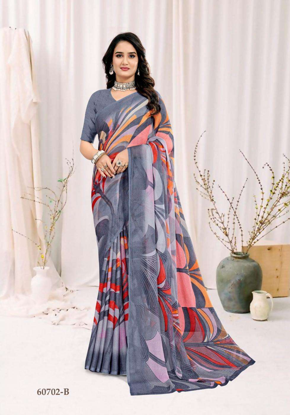 ruchi presents star chiffon vol 222 stylish chiffon summer beauty sarees