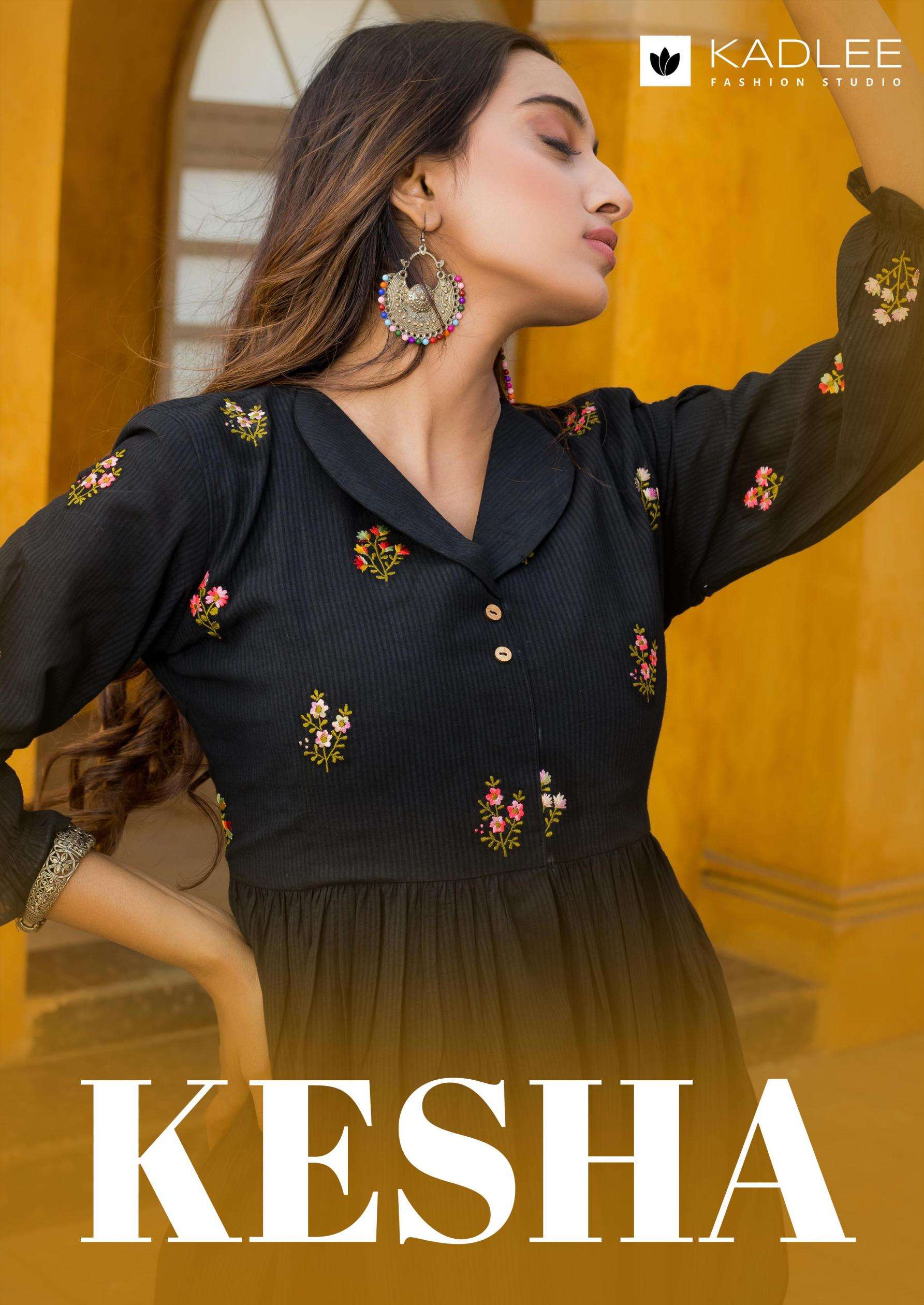 kadlee presents kesha sali cotton readymade fancy co-ord sets