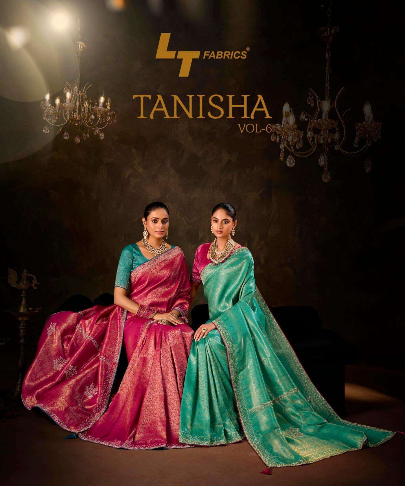 lt fashion presents tanisha vol 6 amazing sarees catalog