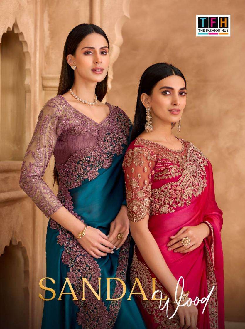 tfh presents sandalwood vol 16 luxurious fancy sarees for women