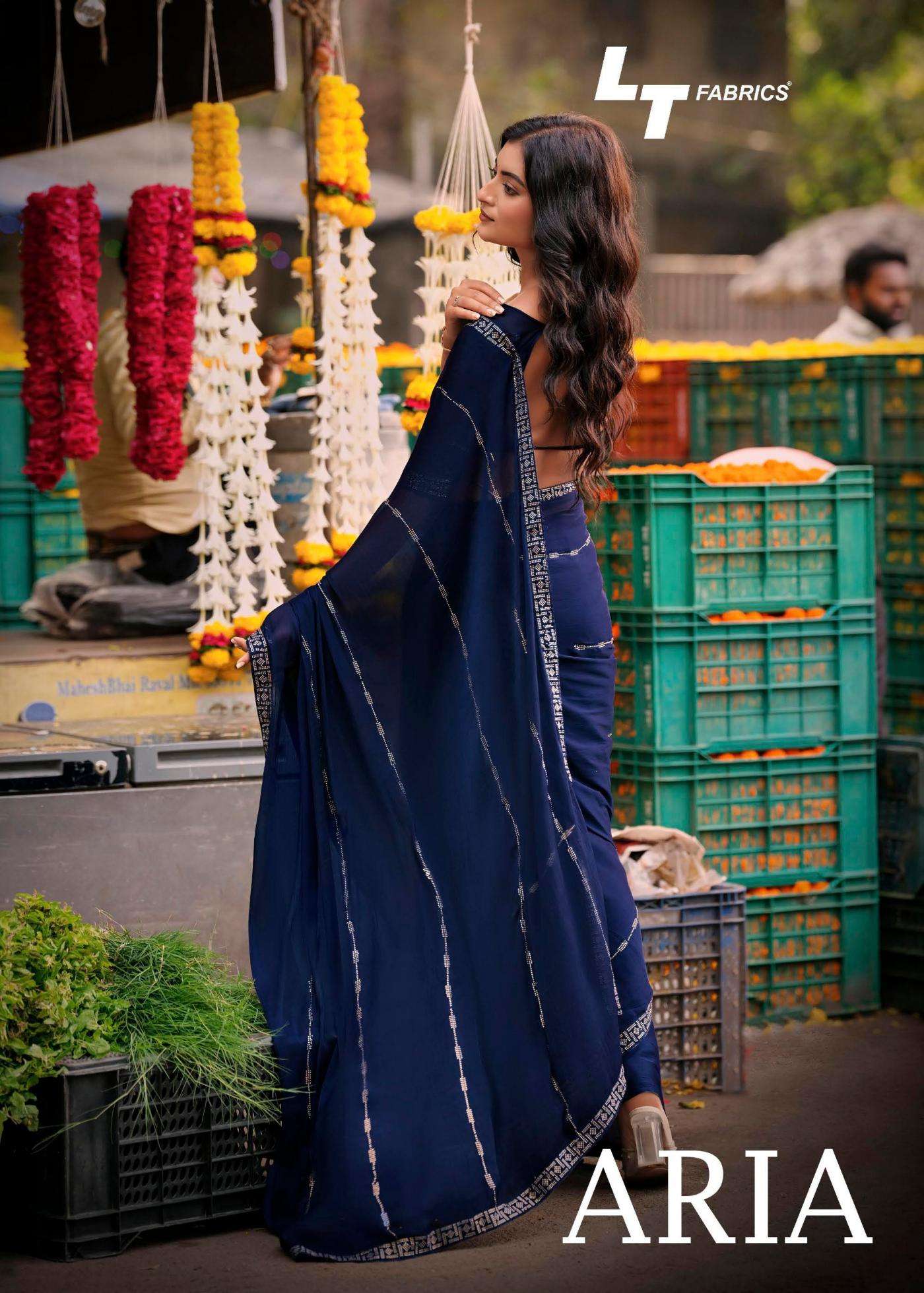 kashvi creation presents aria soft silk hit design sarees catalog wholesaler