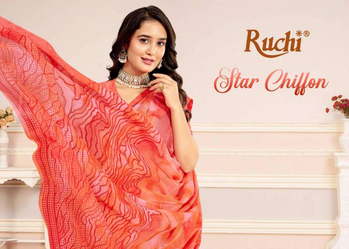 ruchi presents star chiffon vol 225 best saree wholesaler