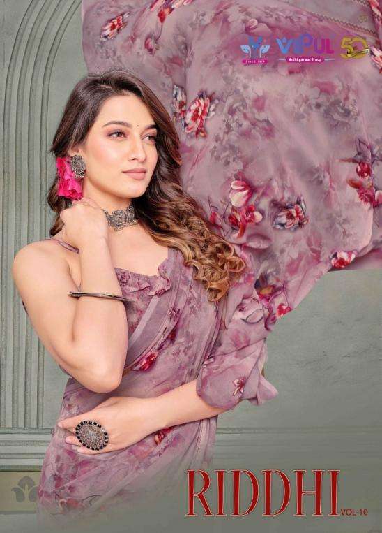 vipul presents riddhi vol 10 84591-84599 weightless unique saree
