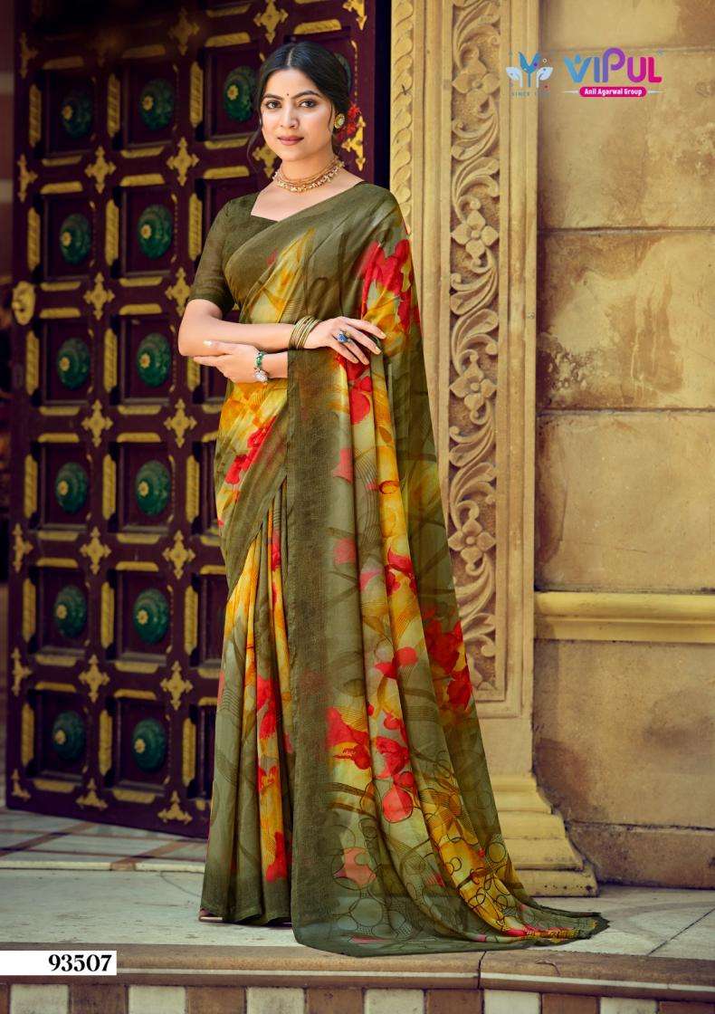 vipul presents simran georgette best sarees catalog