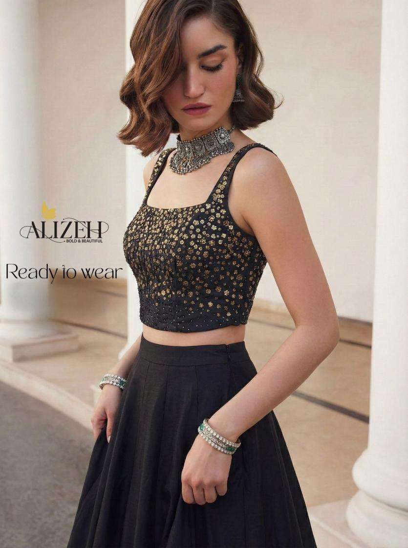 alizeh 9004-9005 traditional silk readymade chaniya choli exports