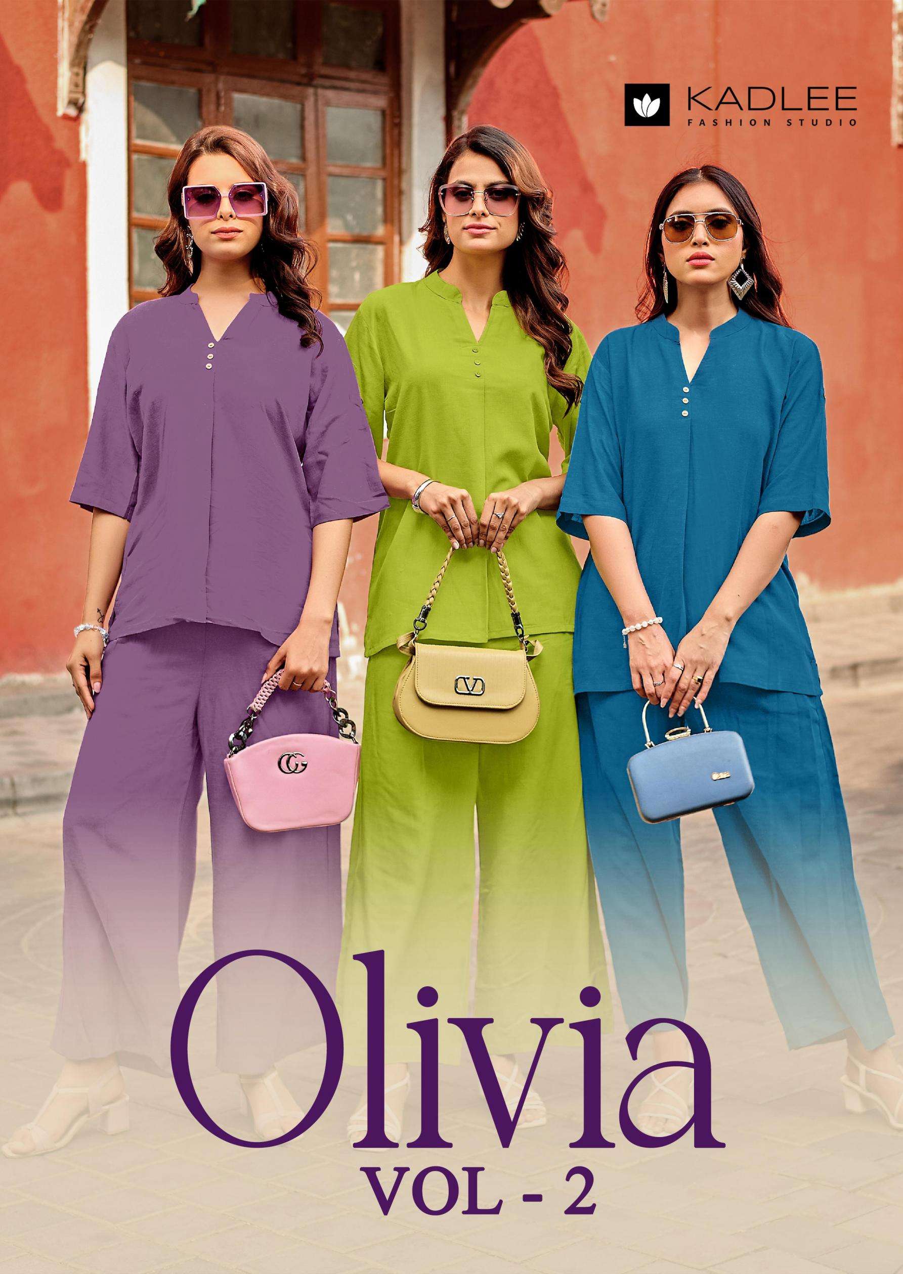 kadlee presents olivia vol 2 rayon readymade co ord set for summer