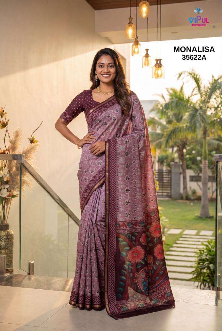 vipul fashion presents monalisa 35622 mal cotton saress new collection