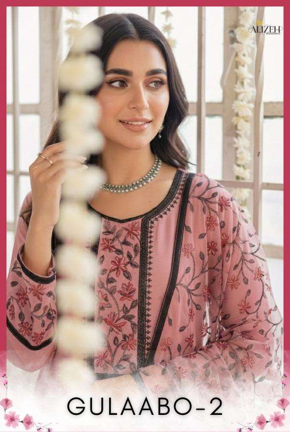 Alizeh Presents Gulaabo Vol-2 Readymade Unique Pakistani 3pcs Suits Catalog Wholesaler and Exporter 