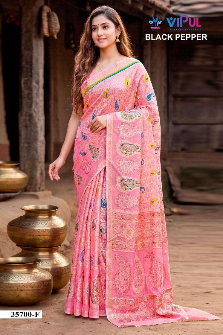 vipul fashion presents elaichi 35700 brasso saree for womens