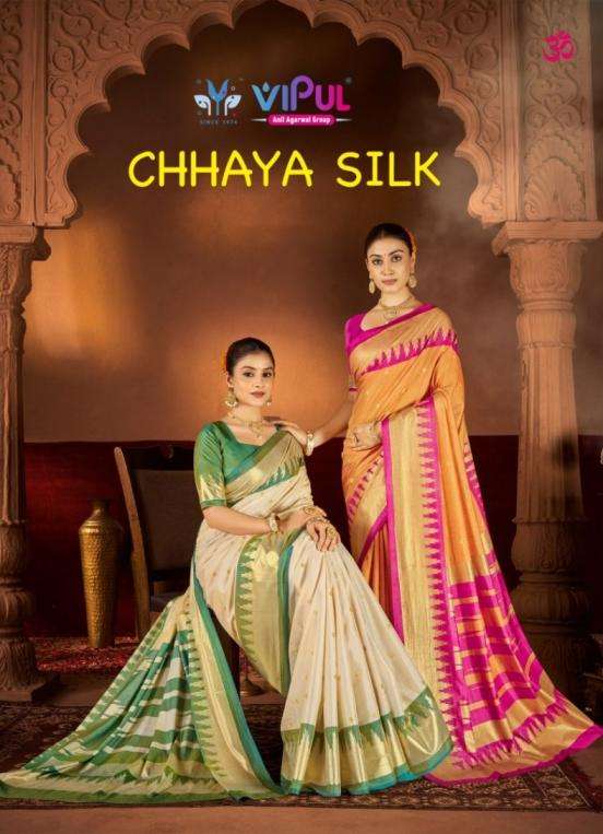 vipul presents chhaya silk soft silk amazing sarees
