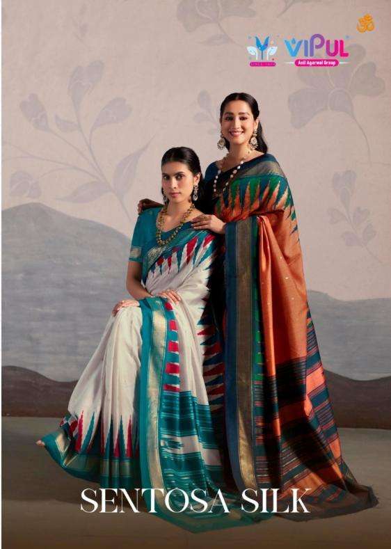 vipul presents sentosa silk soft silk fancy ladies sarees