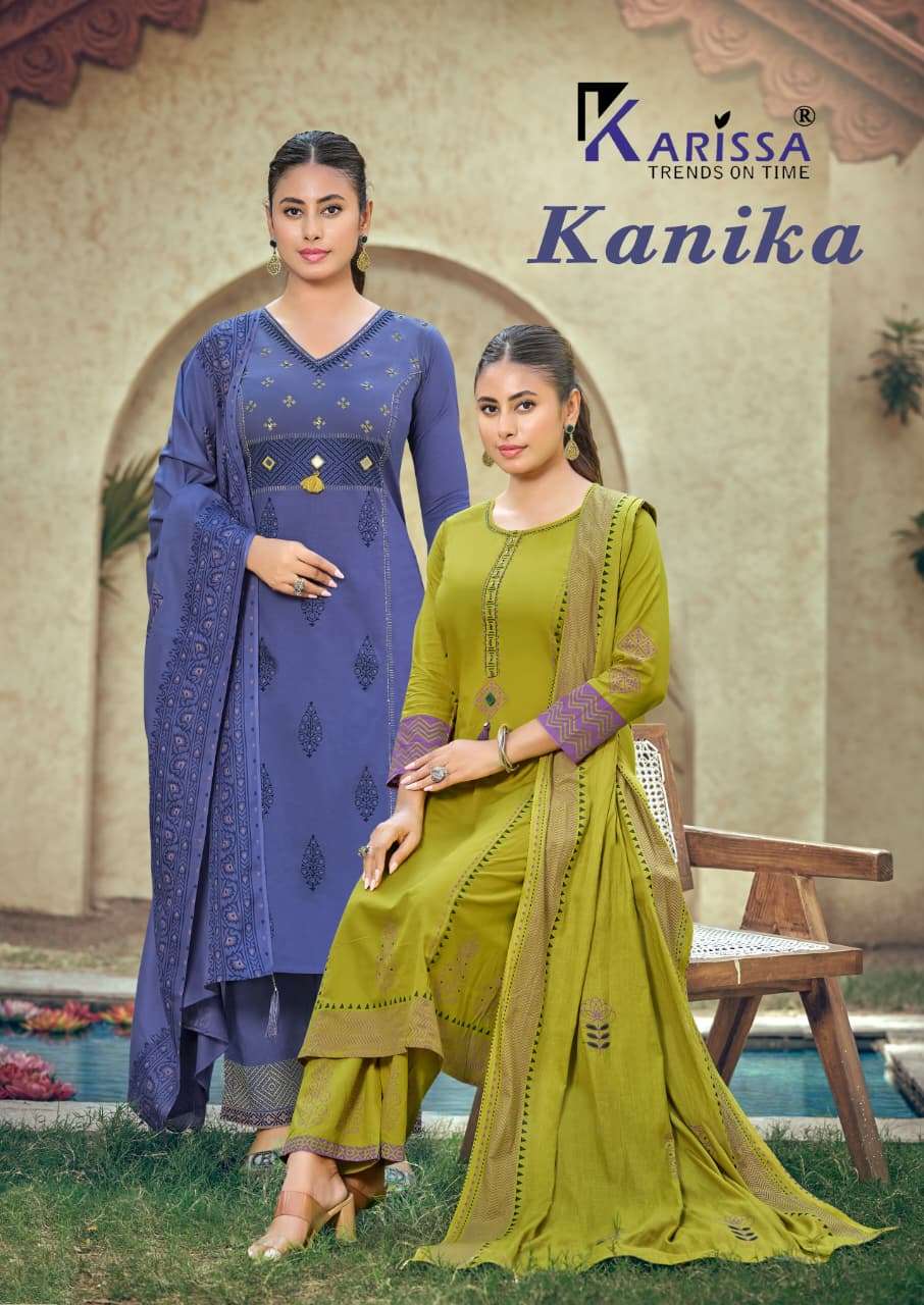 KARISSA PRESENTS KANIKA FANCY COTTON KURTIS CATALOG WHOLESALER AND EXPORTER IN SURAT