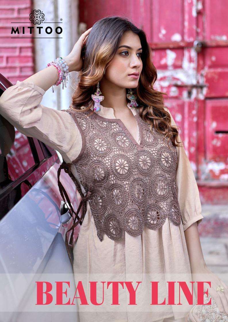 mittoo presents beauty line classic viscose weving full stitch co-ord set with koti