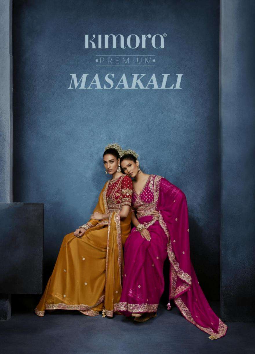 kimora presents masakali vol 15 fancy traditional festival wear saree