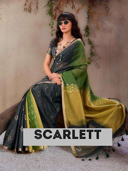 rajtex presents scarlett viscose cotton handloom weaving saree 