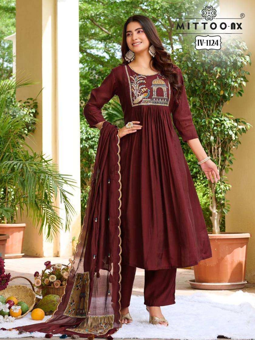 mittoo 1009 1078 1124 1125 1126 1128 full stitch mul chanderi combo 3pcs