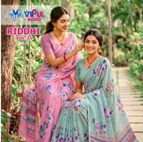 Vipul Saree Riddhi Vol 21 95571 Colors Premium Weightless Saree Collection 