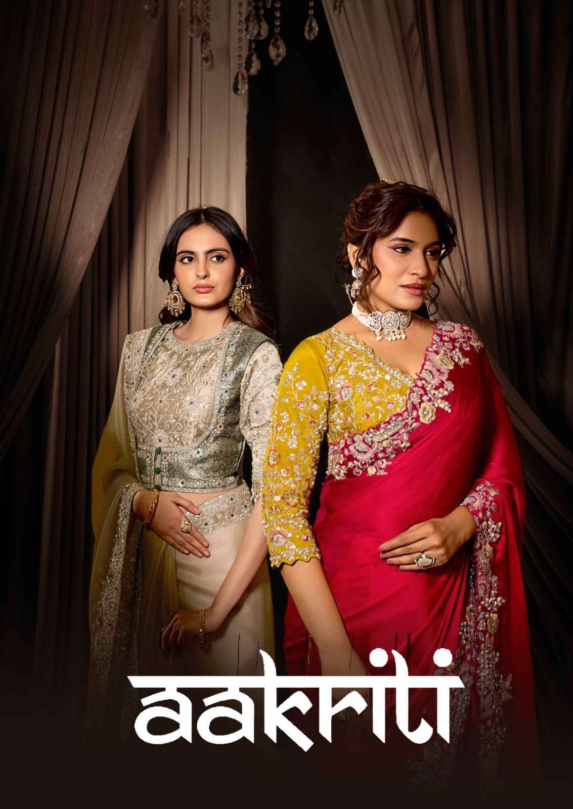 Mahotsav Mohmanthan 26700 Aakriti Party Wear Designer Saree Collection Surat