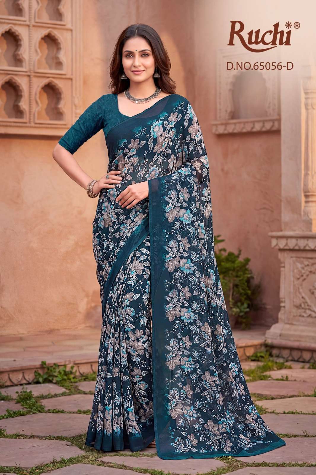 Ruchi Saree Saffron Chiffon Vol 275 Ladies Wear Saree Collection 