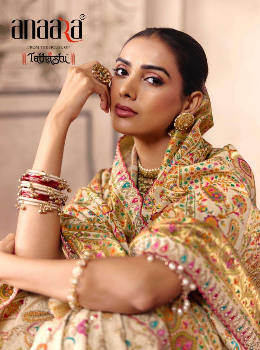 tathasu anaara 8800 dola zari silk occasion wear sarees catalog collection