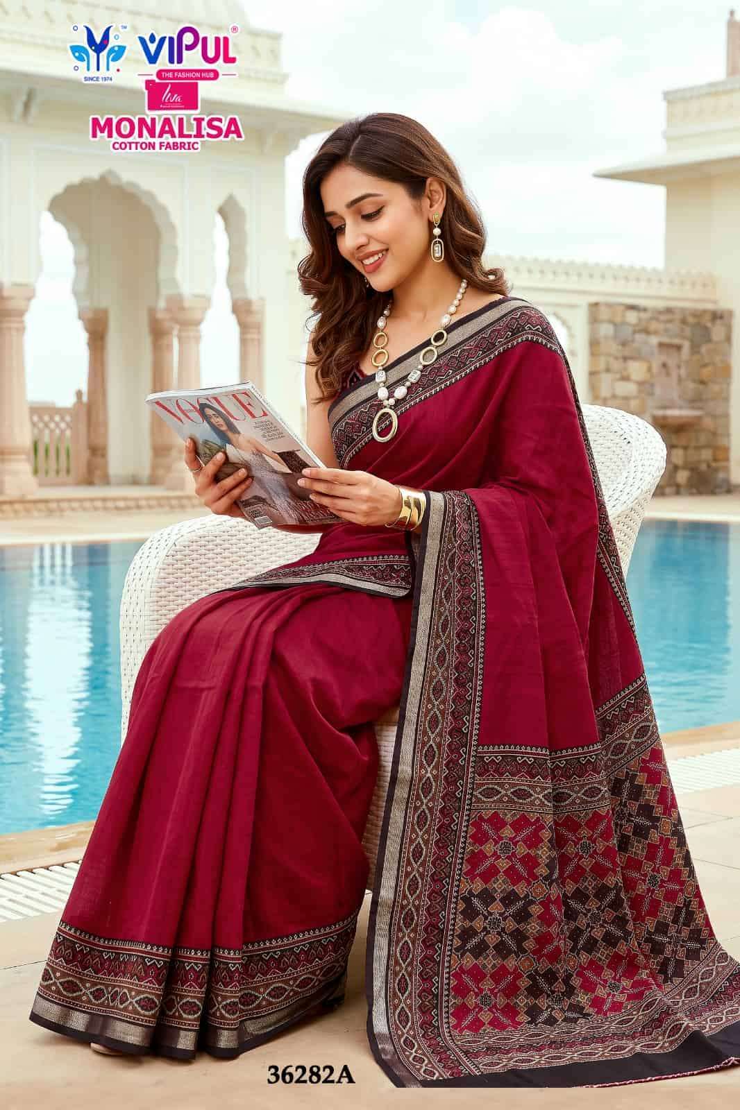 Vipul Saree Monalisa 36282 Colors Daily Wear Saree Collection