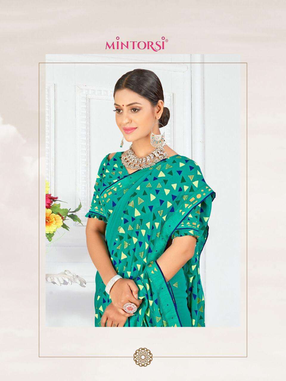 Mintorsi presents gulpari weightless printed Sarees cataloge Wholesaler