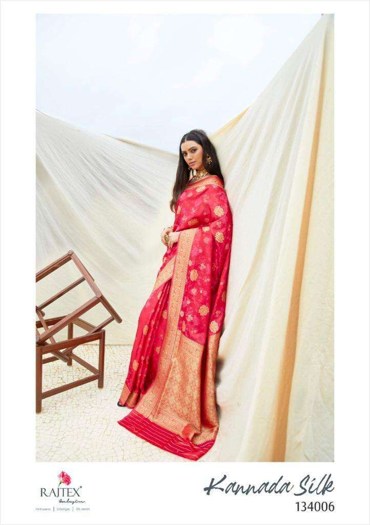 Rajtex presents kannada silk south indian style silk sarees Catalogue wholesaler