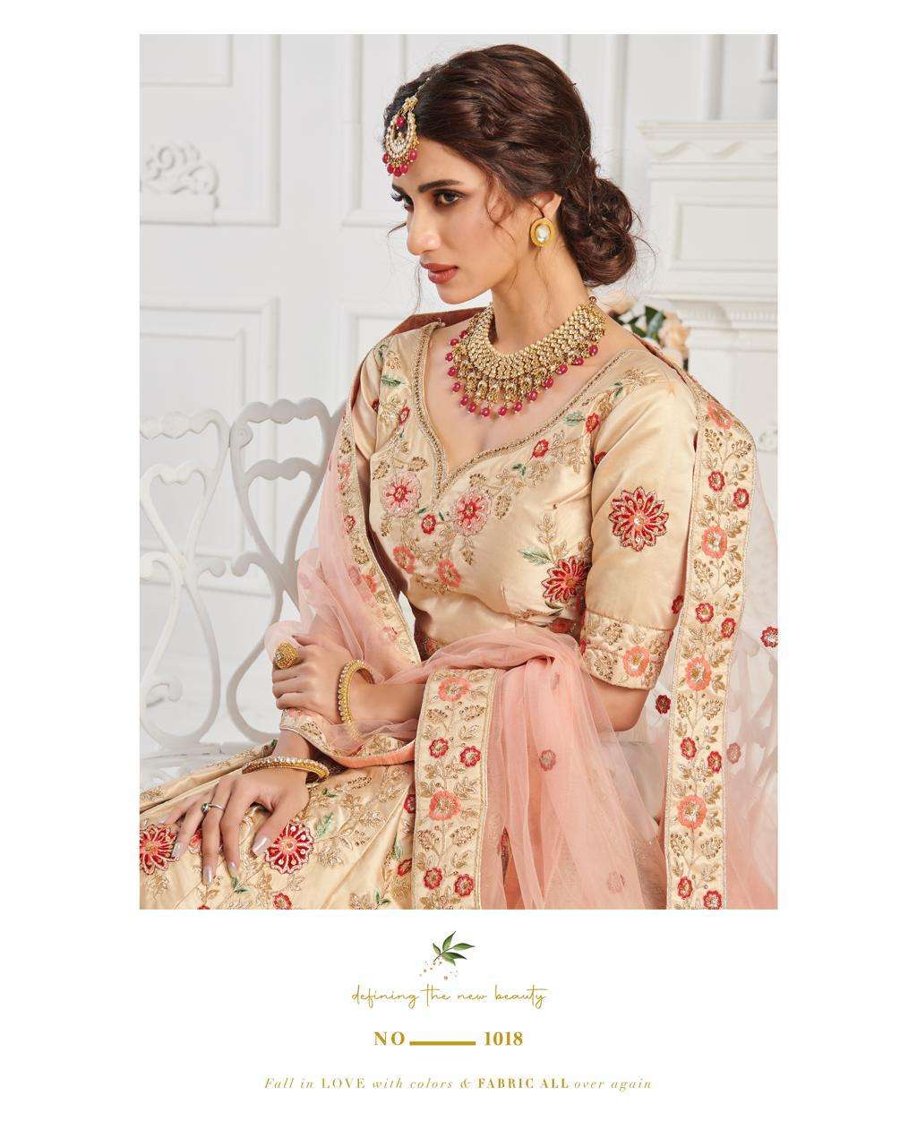 ALIZEH PRESENTS SANGEET VOL-1 1016 TO 1019 SERIES BRIDAL DESIGNER LEHENGA CHOLI CATALOG WHOLESAELR AND EXPORTERS