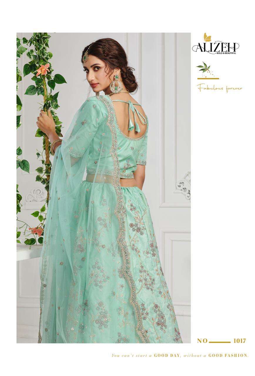 ALIZEH PRESENTS SANGEET VOL-1 1016 TO 1019 SERIES BRIDAL DESIGNER LEHENGA CHOLI CATALOG WHOLESAELR AND EXPORTERS