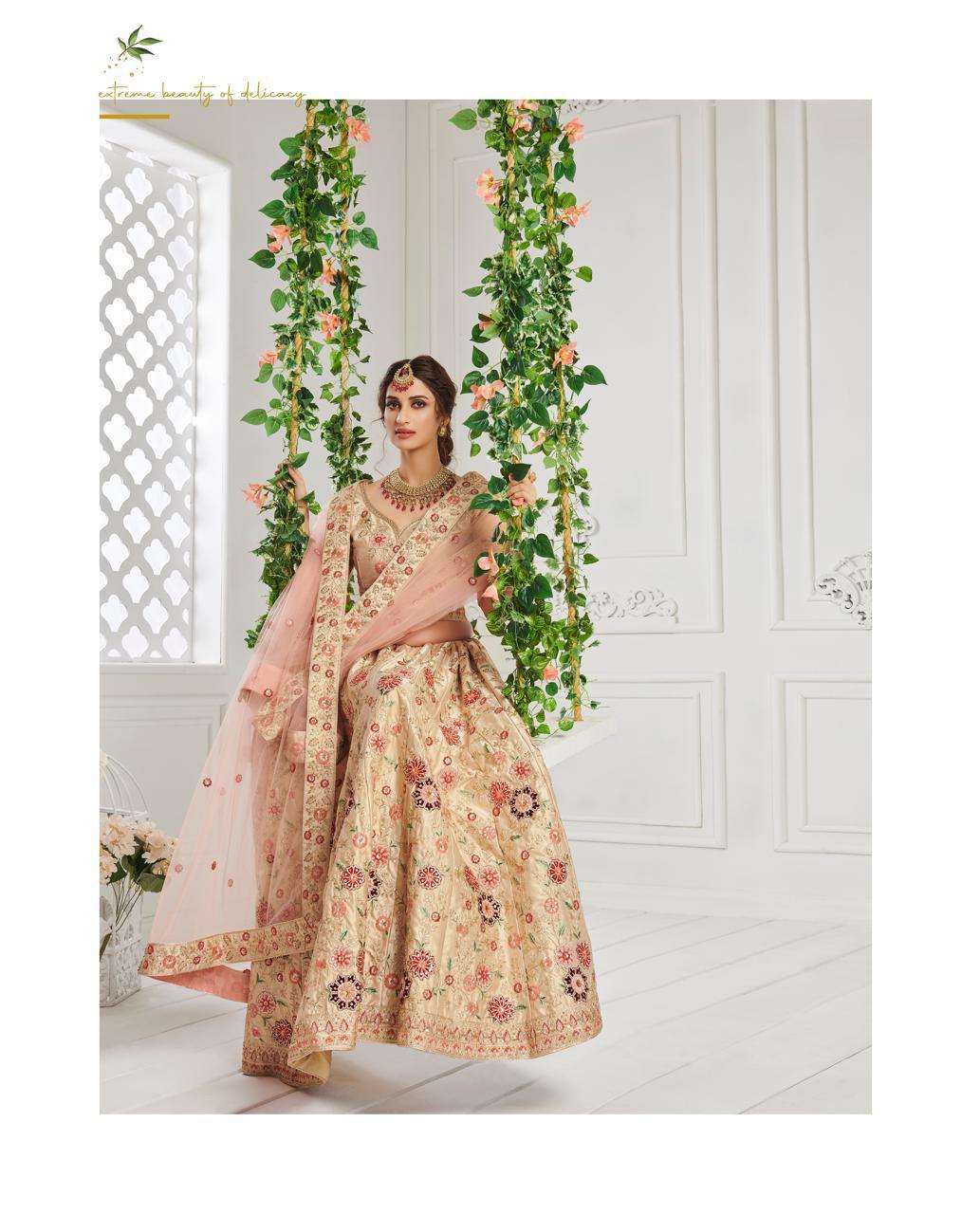 ALIZEH PRESENTS SANGEET VOL-1 1016 TO 1019 SERIES BRIDAL DESIGNER LEHENGA CHOLI CATALOG WHOLESAELR AND EXPORTERS