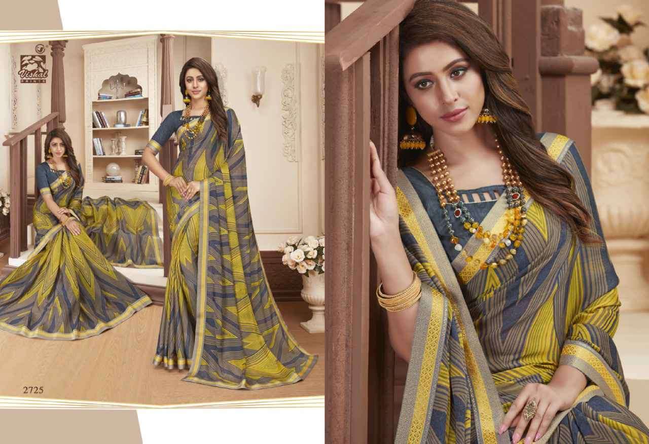 Vishal sarees presents kashvi Vol-2 georgette printed Sarees cataloge Wholesaler