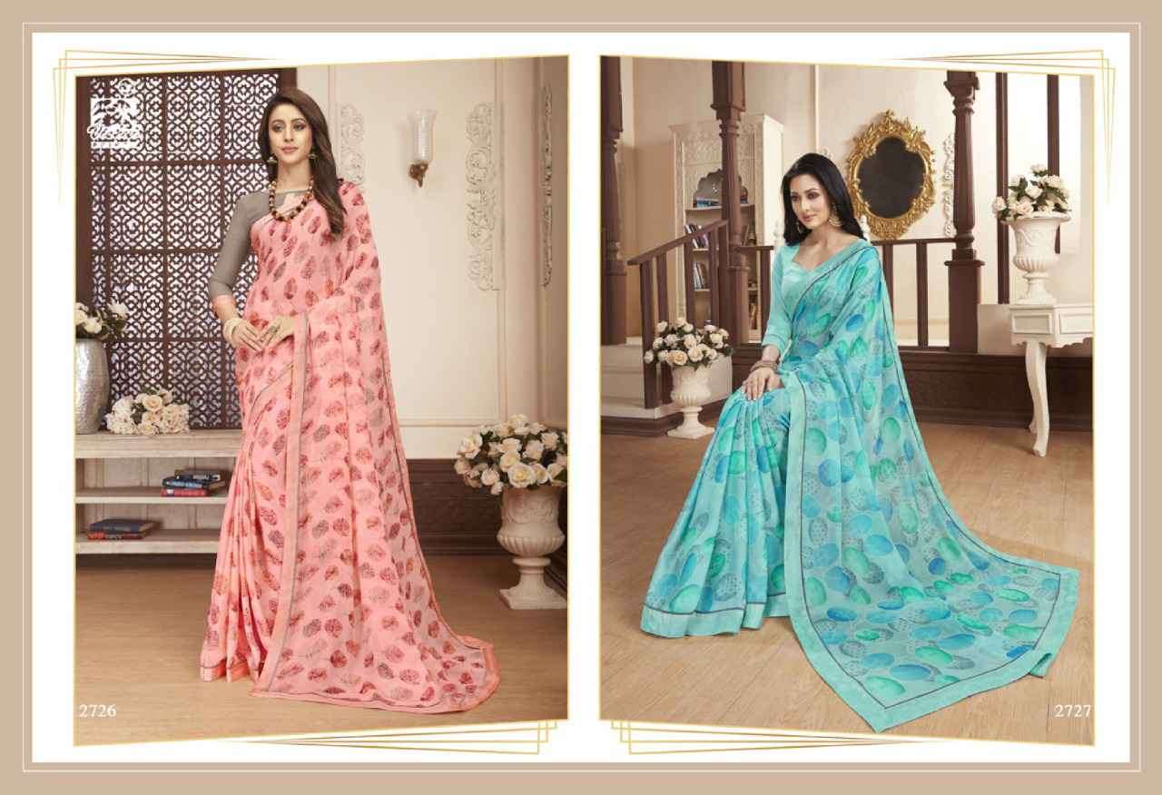 Vishal sarees presents kashvi Vol-2 georgette printed Sarees cataloge Wholesaler