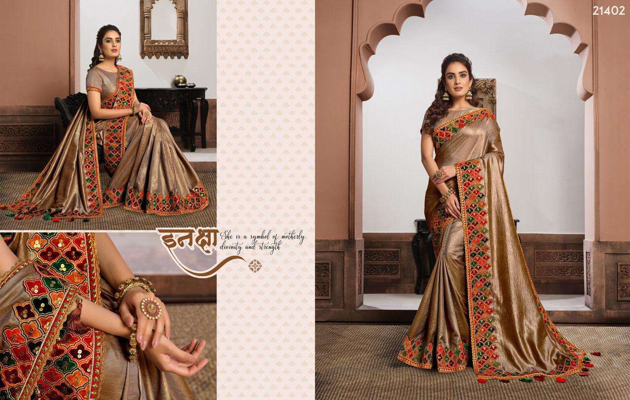 Mahotsav presents sharvari heavy embroidery work party wear sarees catalog 