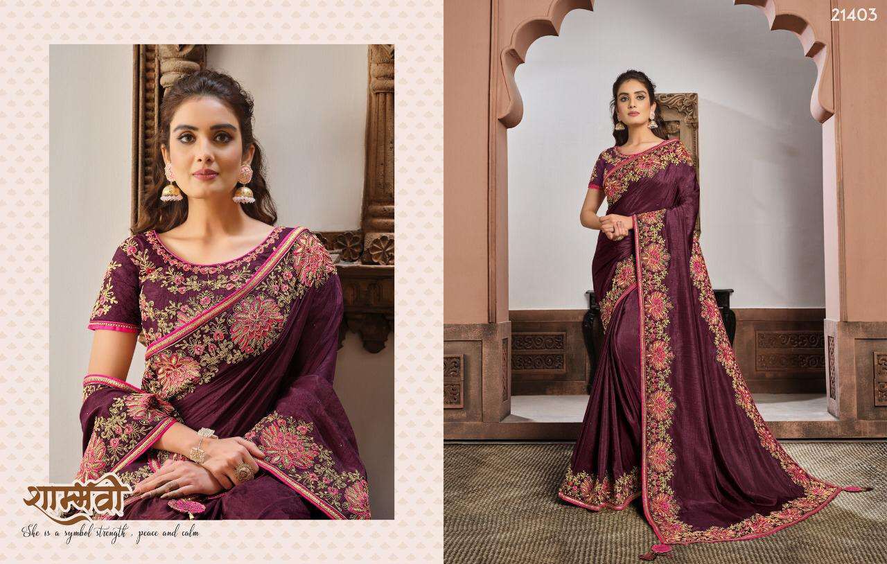 Mahotsav presents sharvari heavy embroidery work party wear sarees catalog 