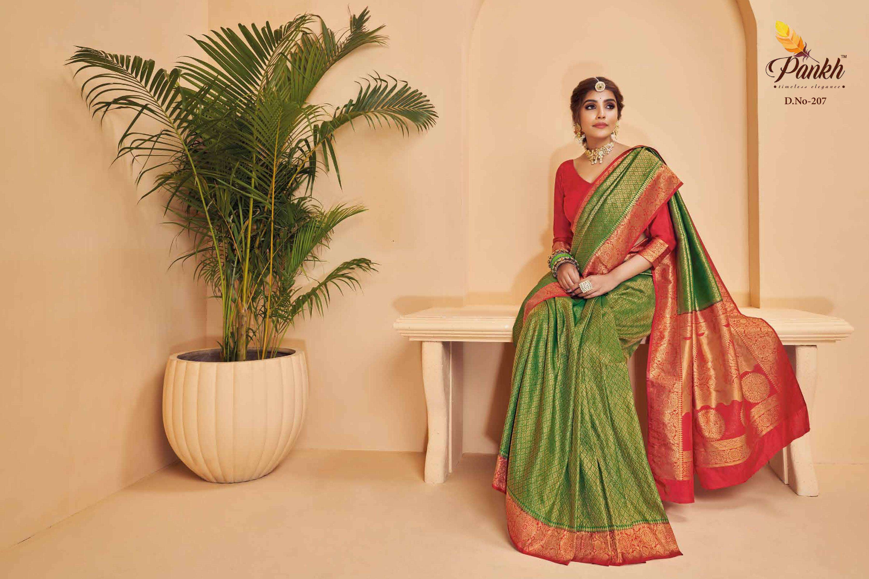 PINK LOTUS CREATION PRESENTS AMBER SILK INDIAN WEDDING WEAR PURE BANARASI SILK SAREES CATALOG WHOLESALER AND EXPORTERS