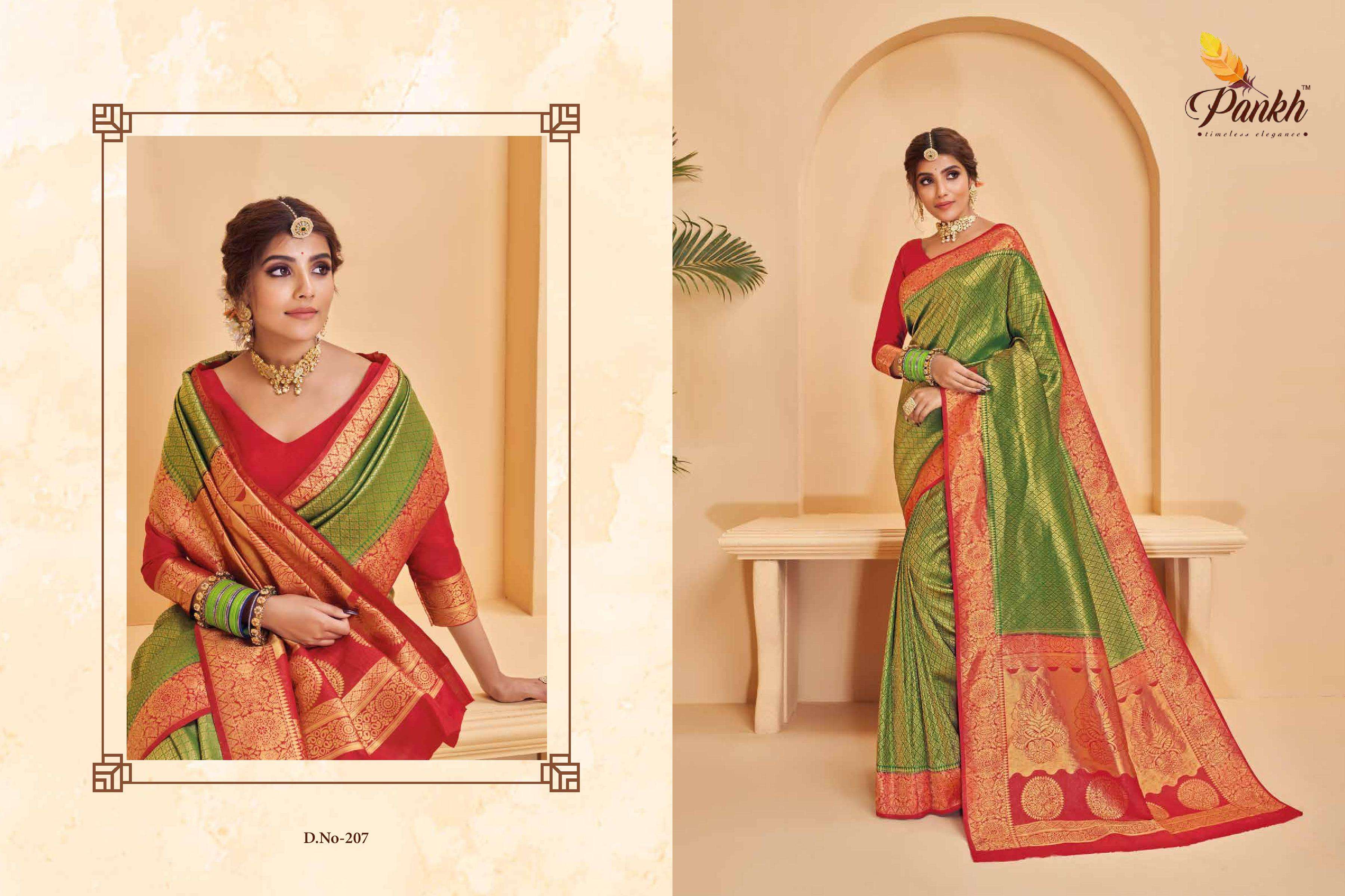 PINK LOTUS CREATION PRESENTS AMBER SILK INDIAN WEDDING WEAR PURE BANARASI SILK SAREES CATALOG WHOLESALER AND EXPORTERS