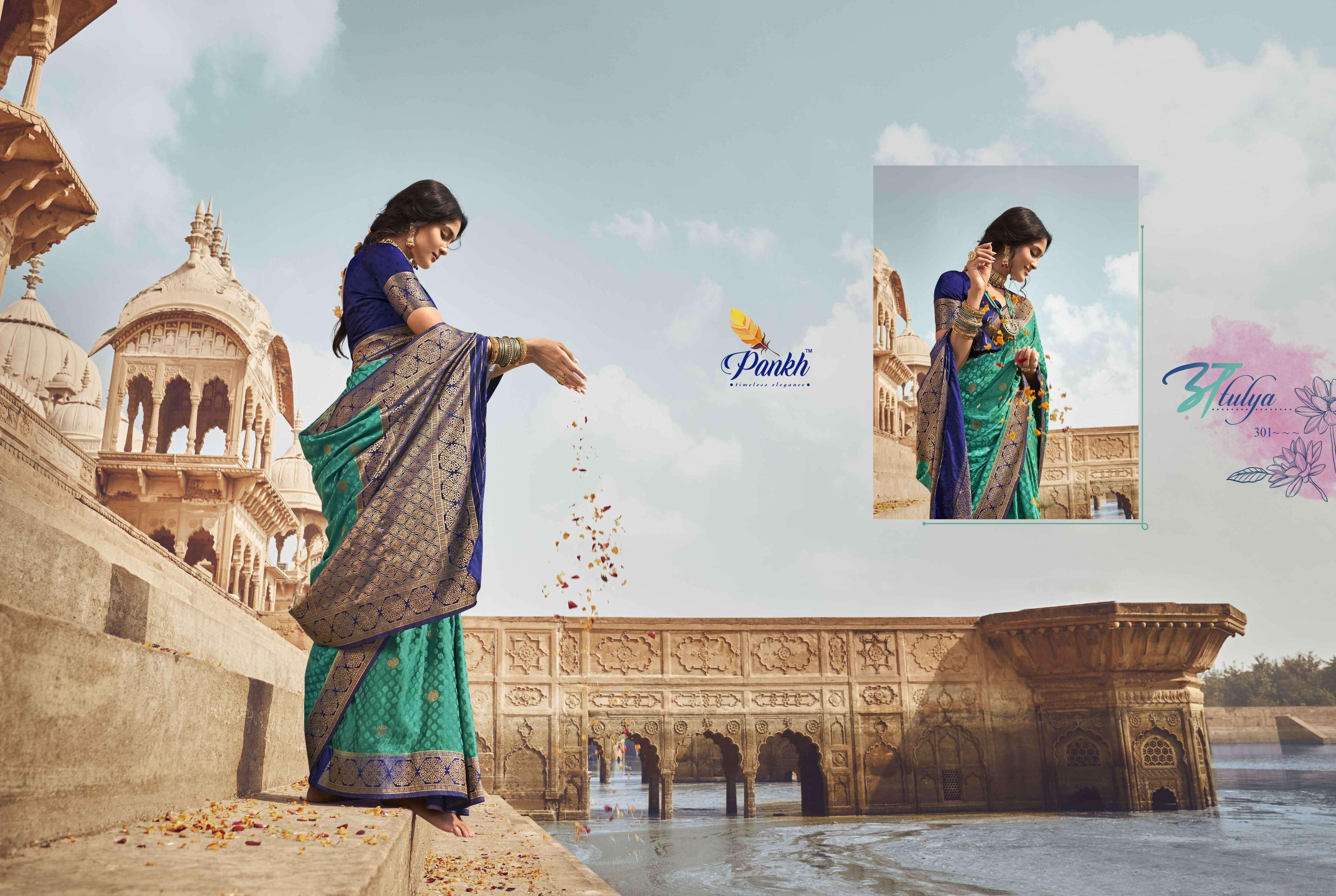 PINK LOTUS CREATION PRESENTS RUBY SILK INDIAN WEDDING WEAR PURE BANARASI SILK SAREES CATALOG WHOLESALER AND EXPORTERS