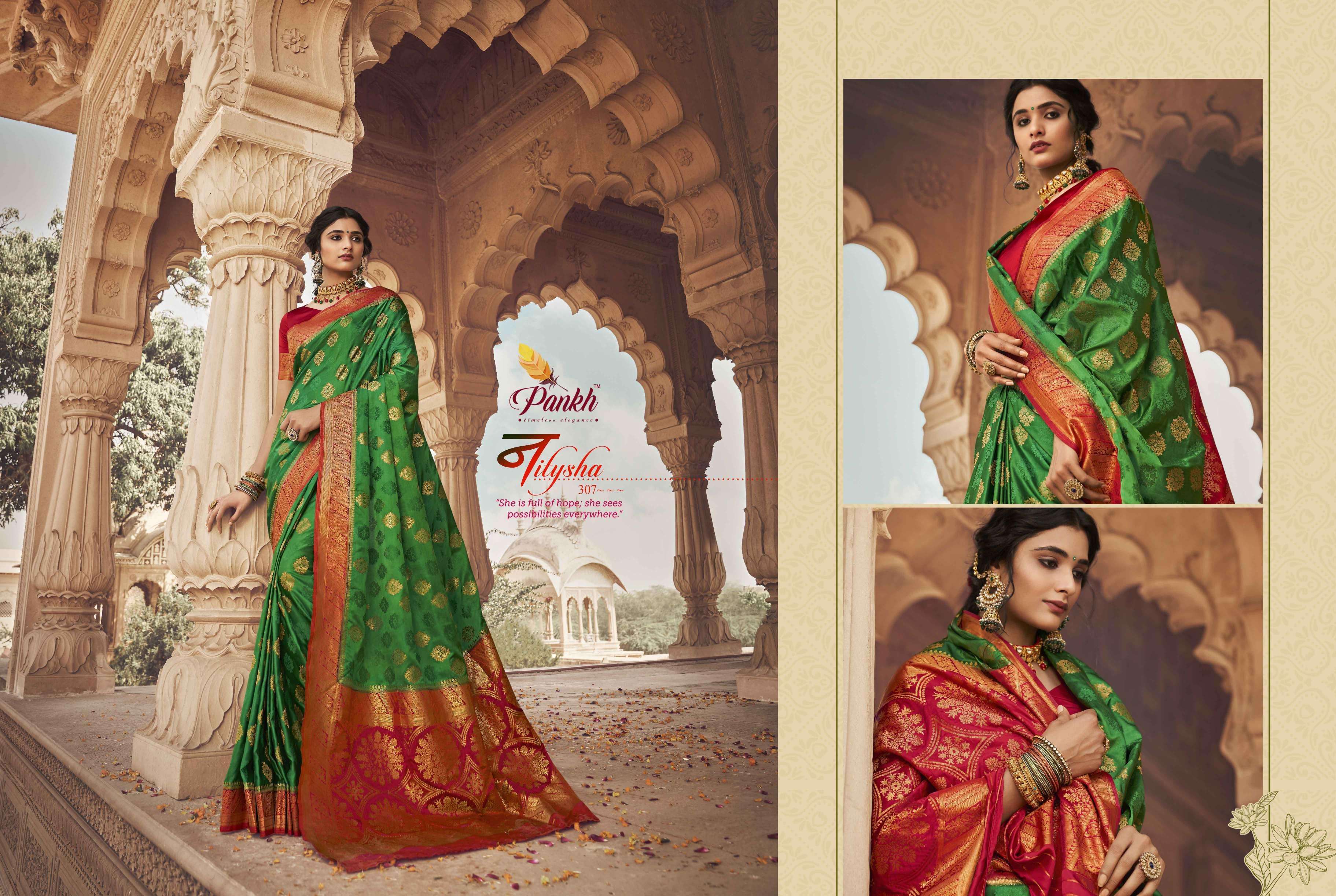 PINK LOTUS CREATION PRESENTS RUBY SILK INDIAN WEDDING WEAR PURE BANARASI SILK SAREES CATALOG WHOLESALER AND EXPORTERS