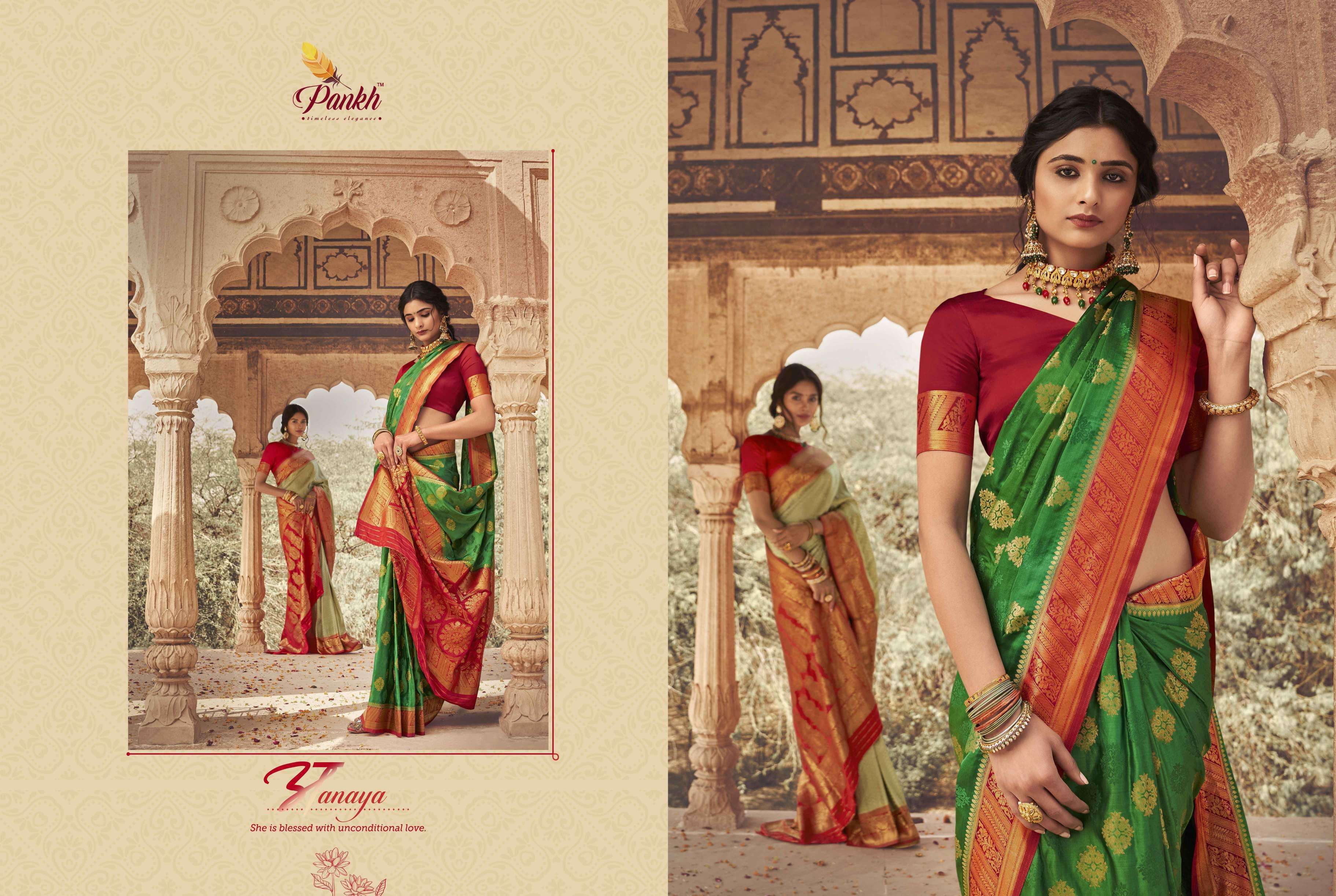 PINK LOTUS CREATION PRESENTS RUBY SILK INDIAN WEDDING WEAR PURE BANARASI SILK SAREES CATALOG WHOLESALER AND EXPORTERS