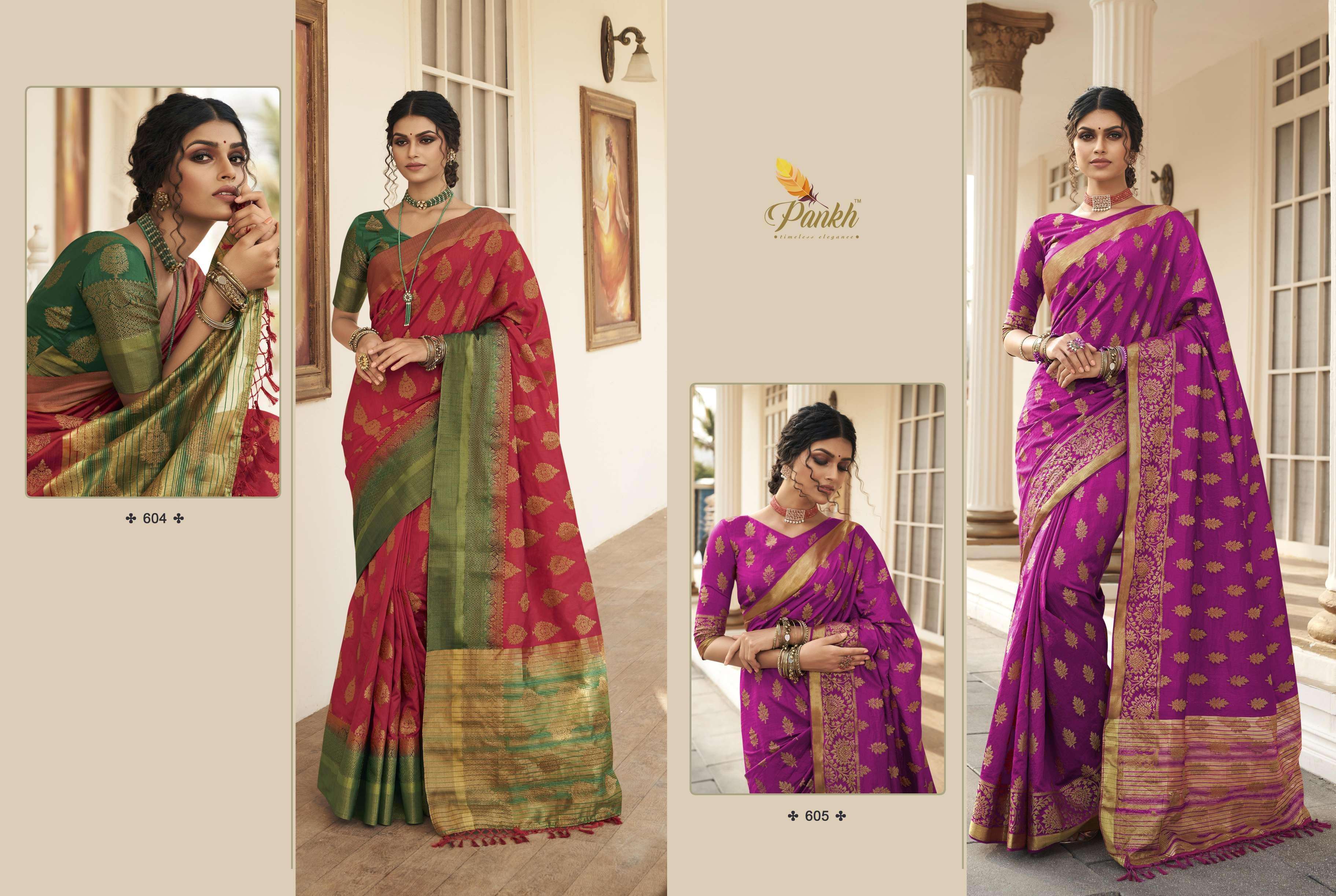 PINK LOTUS CREATION PRESENTS RUCHI SILK INDIAN TRADITIONAL WEAR PURE BANARASI SILK SAREES CATALOG WHOLESALER AND EXPORTERS