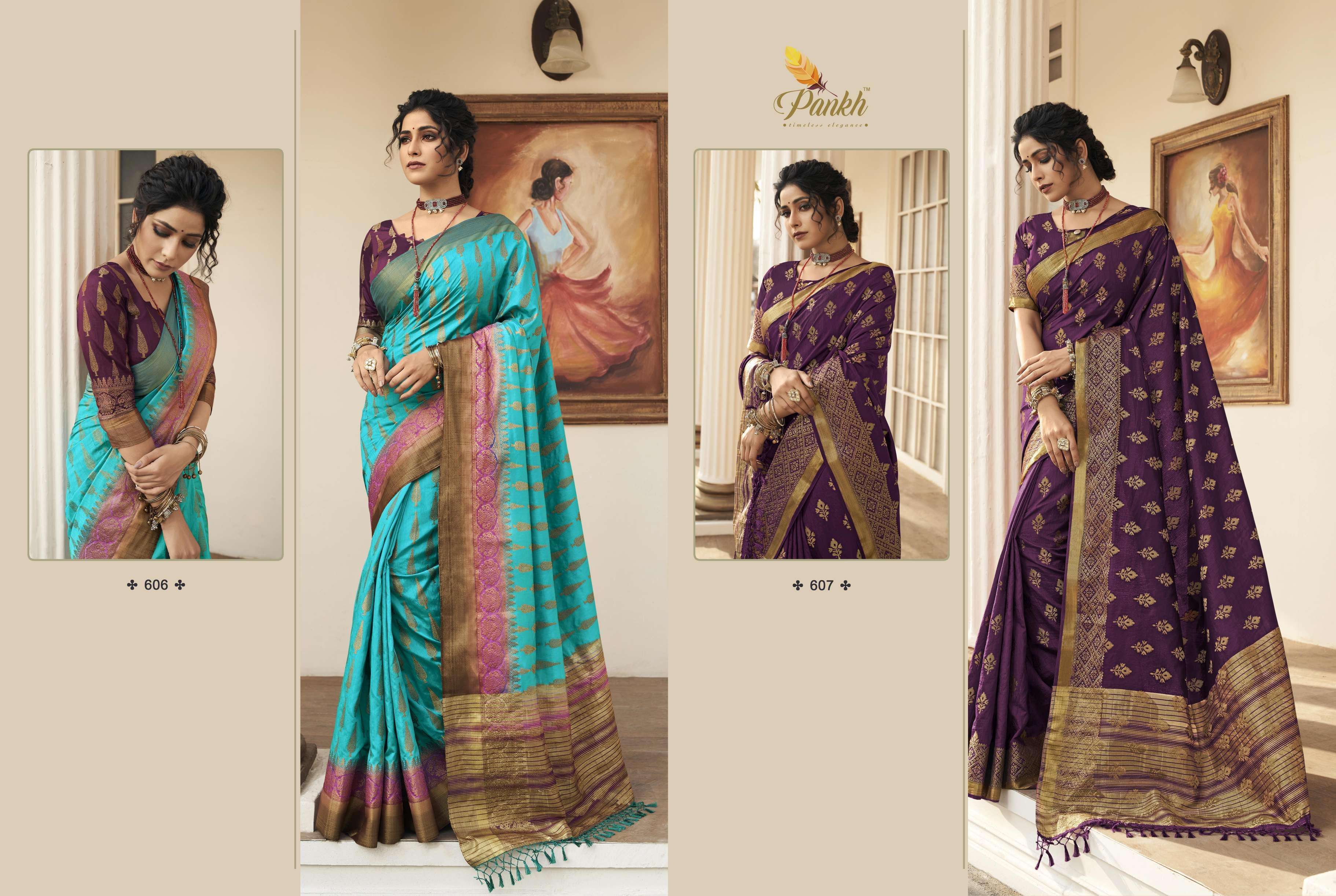 PINK LOTUS CREATION PRESENTS RUCHI SILK INDIAN TRADITIONAL WEAR PURE BANARASI SILK SAREES CATALOG WHOLESALER AND EXPORTERS